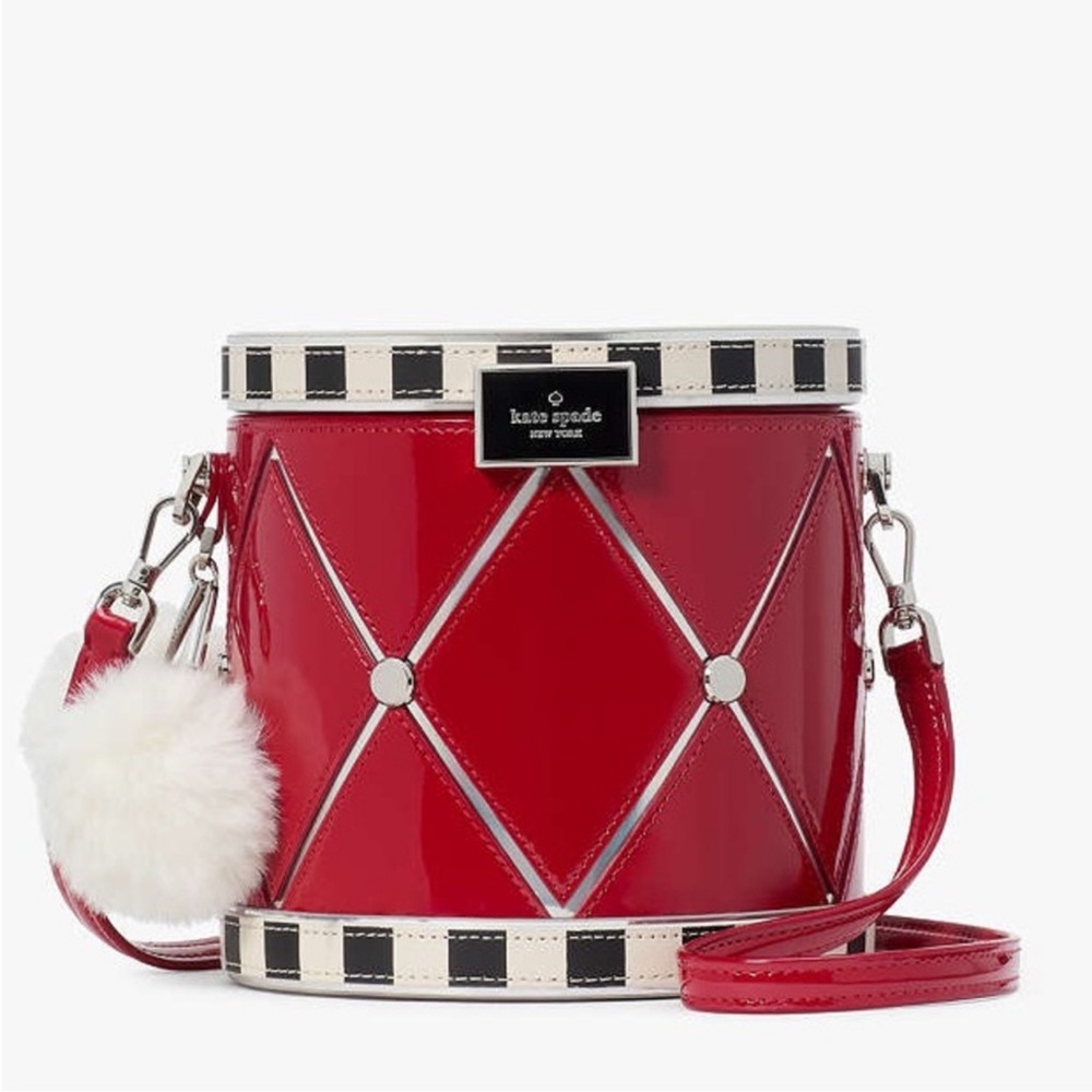 Kate Spade “Oh What Fun” Toy Store 3D Drum Crossbody NWT